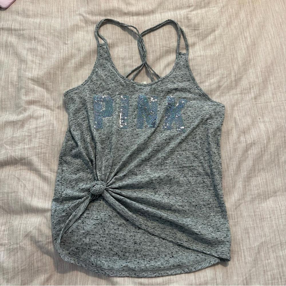 Victoria’s Secret PINK Bling Logo Tank Top